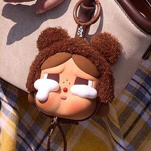 NWT POPMART Crying Again Earphone Case